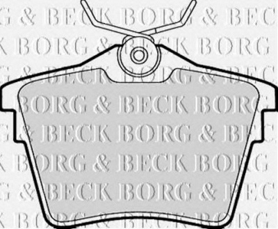 BORG & BECK bbp1899 -  Комплект тормозных колодок, дисковый тормоз